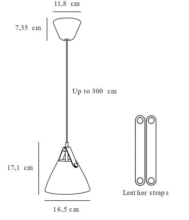 Підвісний світильник Strap