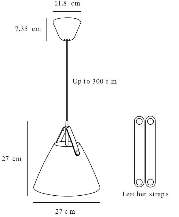 Підвісний світильник Strap