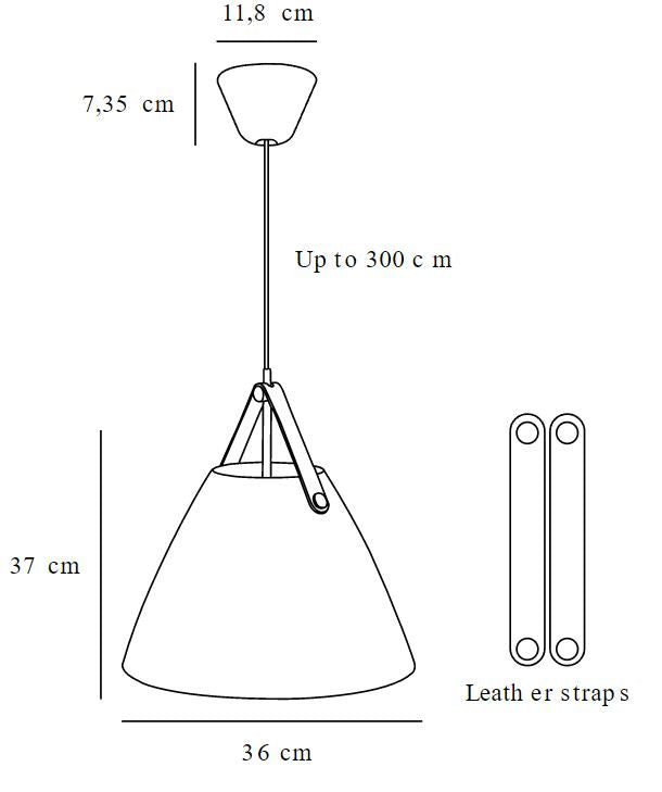 Підвісний світильник Strap