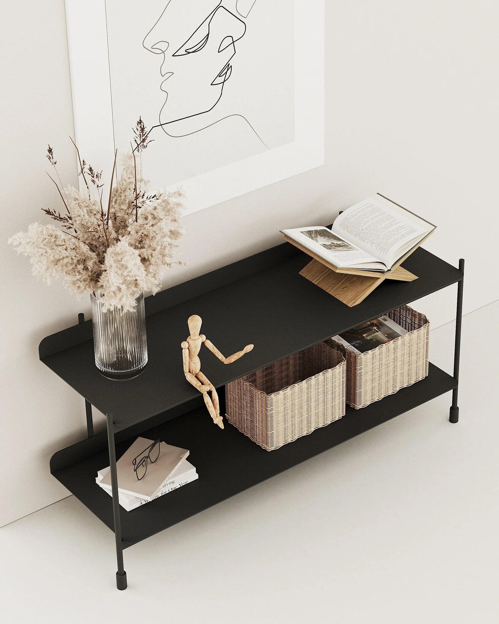 Металевий стелаж Spacious Wide