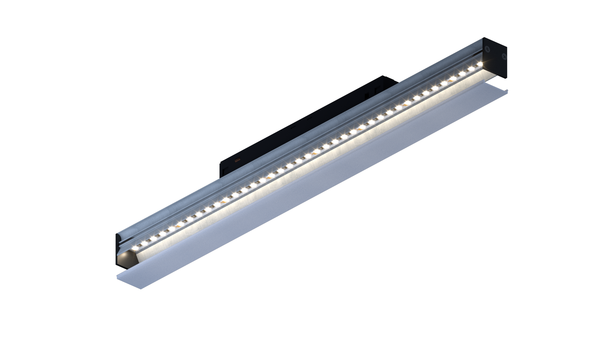 Світильник трековий Line 5W 30см black