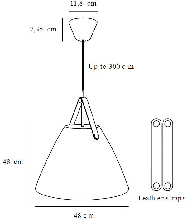 Підвісний світильник Strap