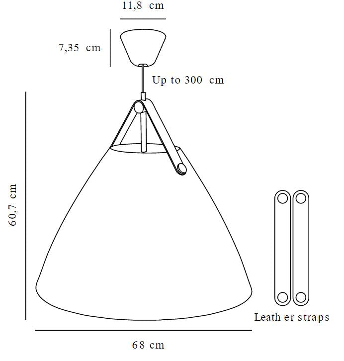 Підвісний світильник Strap