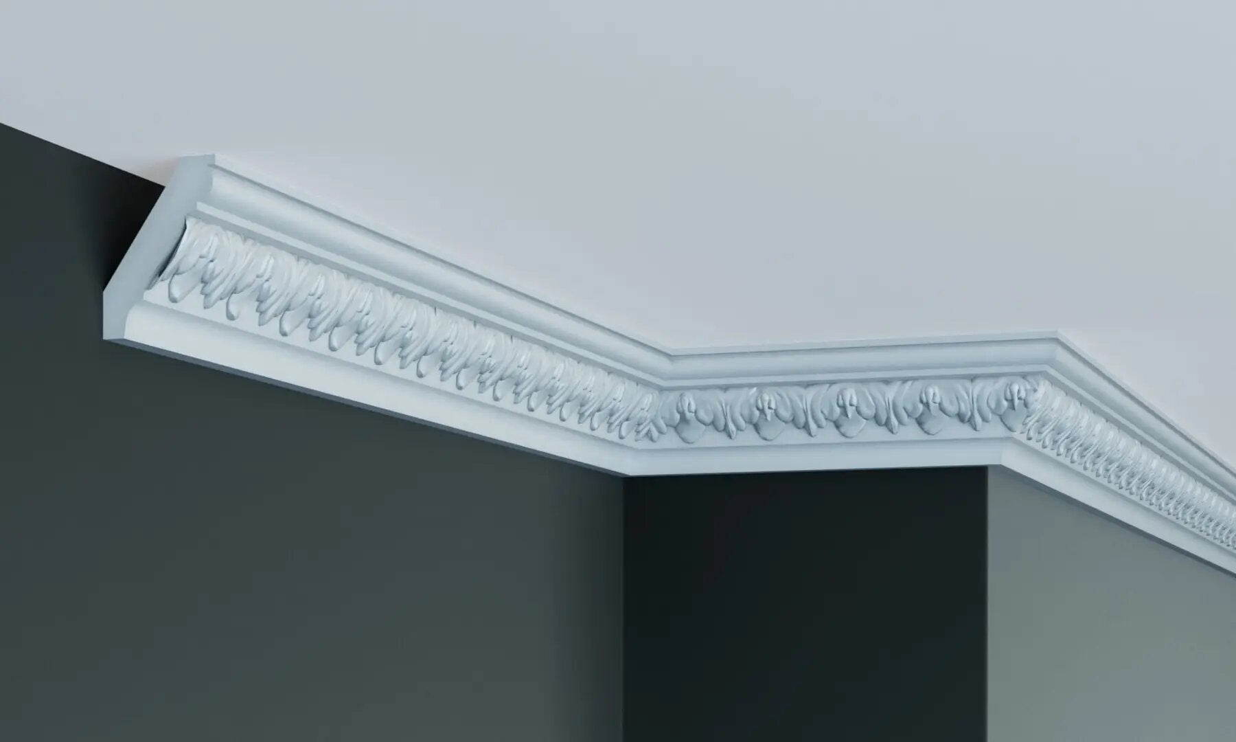 Карниз поліуретановий з орнаментом Gaudi Decor C 1003