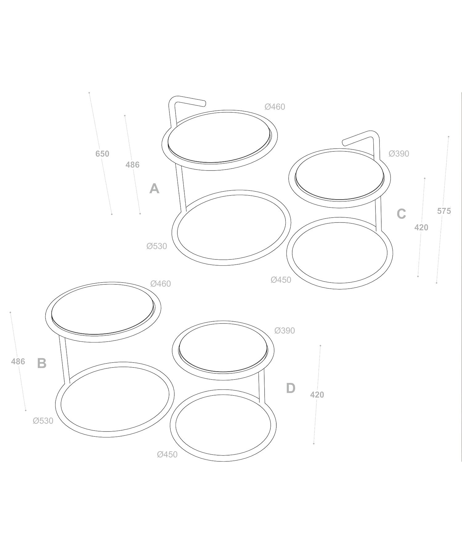 Кавовий столик CIRCLE