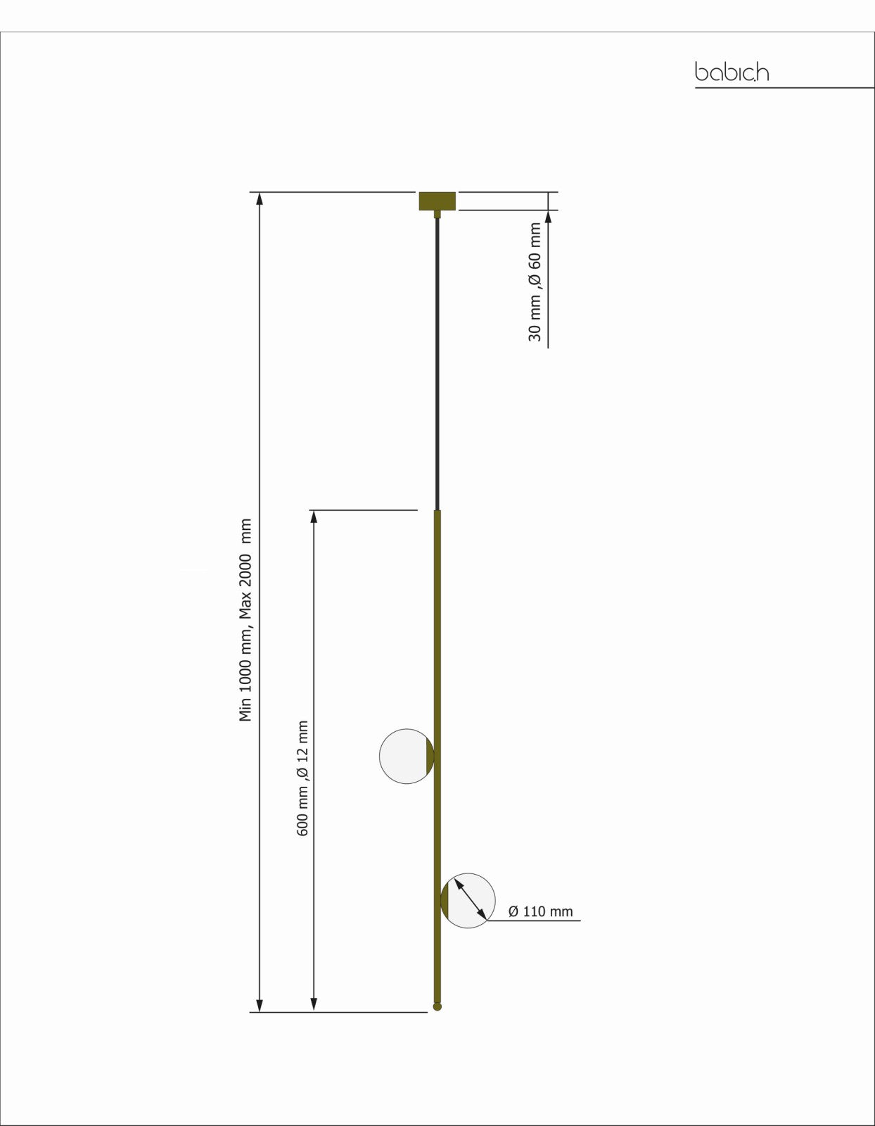 Світильник Bubble L